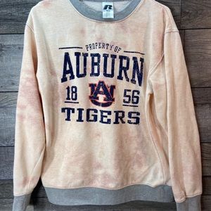 Custom dyed auburn sweatshirt